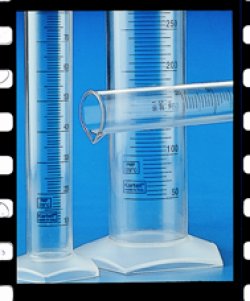 CILINDRO GRADUATO BLU forma alta  50 ml