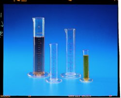 CILINDRO GRADUATO in rilievo forma bassa  1.000 ml