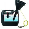 Unità di smaltimento con imbuto di Sicurezza, HDPE, elettroconduttivo  Filettatura S60/61 con tanica da 10L e controllo di live