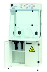 Stazione di lavoro con armadio di stoccaggio serie LABOPUR® H  Tipo PMSF1300 Dim.  esterne (L x P x H) 1000 x 740 x 2100 mm Pes