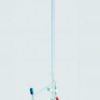 Burette automatiche, vetro Borosilicato 3.3, classe AS  Capacità 50 ml Graduazione 0,10 ml Tolleranza 0,050 ± ml Spigolo marron