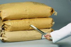 Campionatore per polveri Milky,  acciaio inossidabile, V4A, conforme EN ISO 707  Lungh. 48 cm Profondità  immers. 385 mm Capaci