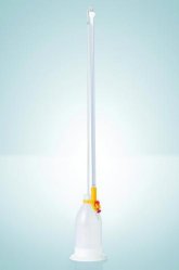 Burette automatiche modello Schilling , blu graduata, DURAN ®  Capacità 10 ml Grad. 0,05 ml Tolleranza 0,045 ± ml Volume  botti