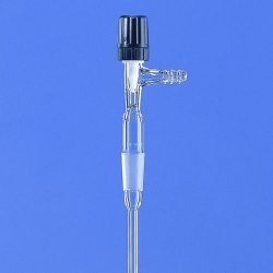 Tubi di ingresso gas con rubinetto valvola, tubo DURAN®  NS 14/23