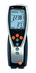 Termometro digitale Testo 735-2 Sistema di misura della temperatura testo 735-2 completo di Software Professionale ComSoft