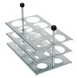 Tappi di gomma rossa con 1 foro  Diam. inferiore 33,0 mm Diam. superiore 38,5 mm Altezza 38,5 mm Foro 5 mm