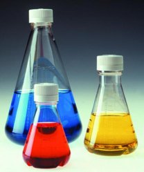 Beute Erlenmeyer, Tipo 4112, 4113, PETG, sterili   Tipo 4112 Fondo piatto Volume 1000 ml Tipo chiusura 45-430