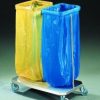 Collectors for washing sacks and trash sacks chrome-nickel steel, 350x400x900 mm,without sacks