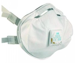 Mascherina per polveri fini Premium Tipo 8835 Livello di protezione FFP3 RD Limiti d'utilizzo 30 volte il valore limite