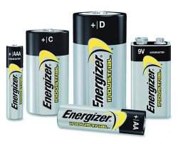Batterie Alcaline, Energizer Industrial  Tipo 6LR61/EN522/9V/E-Block Volt 9,0