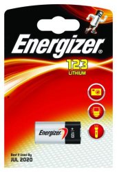 Batterie al Litio per foto Energizer  Tipo EL123AP/CR17345 Volt 3,0