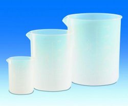 Beakers di griffin, PFA  Materiale PFA Capacità 100 ml Grad. 20 ml Diam. 50 mm Altezza 72 mm