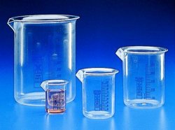 BEAKER PMP (TPX®) forma BASSA  Capacità 100 ml Grad. 5 ml Diam. 52 mm Altezza 72 mm