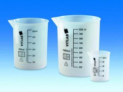 Beakers di Griffin, ETFE  Capacità 100 ml Grad. 20 ml Diam. 50 mm Altezza 72 mm