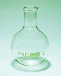 Pallone Di Ebollizione In Vetro Borosilicato 250ml - Fondo Piatto, Giunto 24/40, Per Laboratorio - Foto 3