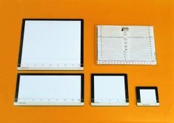 SUPPORTO e GUIDE per sagoma universale  Largh. 100 mm Lungh. 100 mm