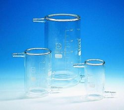Beaker termostatabile in vetro DURAN®, Tipo T  Capacità 2000 ml Ø int. 112 mm Ø  est. 135 mm Altezza  interna 200 mm
