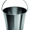 Secchio, acciaio inox 18/10  Capacità 6 Litri Diam. 260 mm Altezza 190 mm