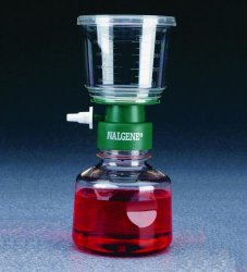 Unità di filtrazione, monouso, membrana in nitrato di cellulosa  Tipo 125 Volume parte superiore/inferiore 150/150 ml Filettatu