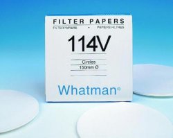Carta da filtro,Tipo 114 V  Diam. 125 mm