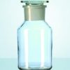 Bottiglie per reagenti abocca larga con tappo, vetro soda-lime   Capacità 100 ml Diam. 52 mm Altezza 97 mm Cono 29/22 NS Colore