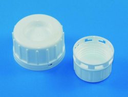 Tappi con sigillo per serie 310, PP/PTFE  Per Ø Filettatura  esterna 32 mm Per  bottiglie 100 - 250 ml