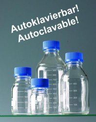 Bottiglie da laboratorio - Sodalime  Capacità 100 ml