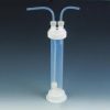 Bottiglie e Colonne per lavaggio gas, FEP/PTFE  Tipo Bottiglia Capacità 500 ml Altezza 165 mm Per tubo  flessibile /  Ø esterno