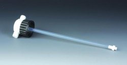 Adattatore di lavaggio per bottiglie  Filettatura GL45 Lungh. camera 300 mm