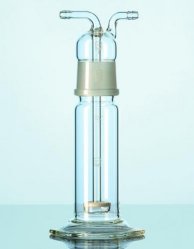 Bottiglia per lavaggio gas in vetro DURAN®.  Capacità 100 ml Altezza 250 mm