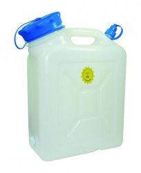 Taniche a bocca larga, PE-HD  Capacità 10 Litri Largh. 154 mm Profondità 302 mm Altezza 397 mm