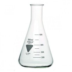 Beute Erlenmeyer, vetro Borosilicato 3.3, bocca stretta  Capacità 100 (senza graduazione) ml Ø  collo 22 mm Ø  esterno  matracc