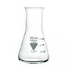 Beute Erlenmeyer, vetro Borosilicato 3.3, bocca larga  Capacità 500 ml Ø  collo 50 mm Ø  esterno  matraccio 105 mm Altezza 170