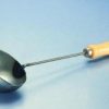 Scoops,steel,with wooden handle