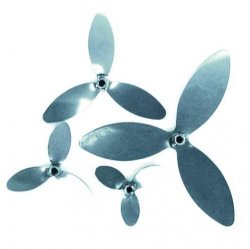 Testa rotante ad elica a 3 pale  Tipo Testa rotante elica, 3 pale, M6 Pala 140 mm