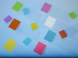 Vetrini Portaoggetto SuperFrost®  Finitura bordi molati 45° Colore viola