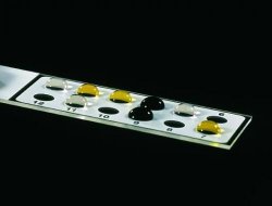 Vetrini portaoggetto per diagnostica  Materiale Epoxy N° di camere 10 Diam. 6 mm Colore nero