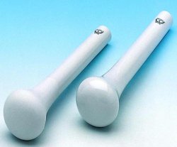 Solo pestello, porcellana  Ø  Nominale 125 mm Ø  testa 36 mm Lungh. 150 mm