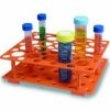 Snap together conical tube rack, orange for conical tubes 30 x 15 ml, 20 x 50 ml