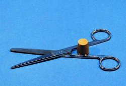 Laboratory scissors,st.steel,length 150 mm