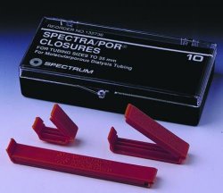 Clip per tubo per dialisi   Per tubi  con largh. 12 mm