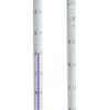 LLG- Termometro universale, riempimento rosso  Campo di  misura -10/0 ... +150 °C Lungh. 260 mm Graduazione 1 °C Diam. 7 - 8 mm