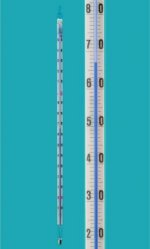 Termometro di massima per agitazione  Campo di  misura -10 - +100 °C Lungh. 260 mm