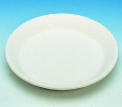 Clay plate,porous,diam. 220 mm