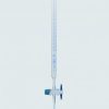 Buretta, rubinetto diritto, Borosilicato 3.3, classe AS   Capacità 10 ml Grad. 0,02 ml Tolleranza 0,020 ± ml senza linea Schell