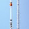 Pipette graduate, classe AS, graduazione ambrata, tipo 2  Volume 1 ml Grad. 0,01 ml Tolleranza 0,007 ± ml Lungh.  totale 360 ±
