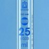 Pipette tarate, AR-Glas®, classe AS, 2 tratti, graduazione blu   Volume 1,0 ml Tolleranza 0,008 ± ml Lungh.  totale 300 ± 10 mm