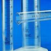Cilindri graduati, PMP, Classe B, graduazione blu  Capacità 500 ml Grad. 50 ml Tolleranza 5.0 ± ml Altezza 360 mm