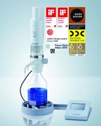 Buretta digitale, opus®  Volume 10 ml Accuratezza Max. Vol. 0,6 (£ ± A%) Precisione Max. Vol 0,2 (£ CV%)