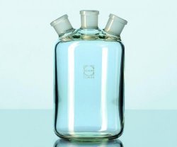 Bottiglie Woulf vetro DURAN®  Capacità 0,50 L Diam. 87 mm Cono 19/26 NS